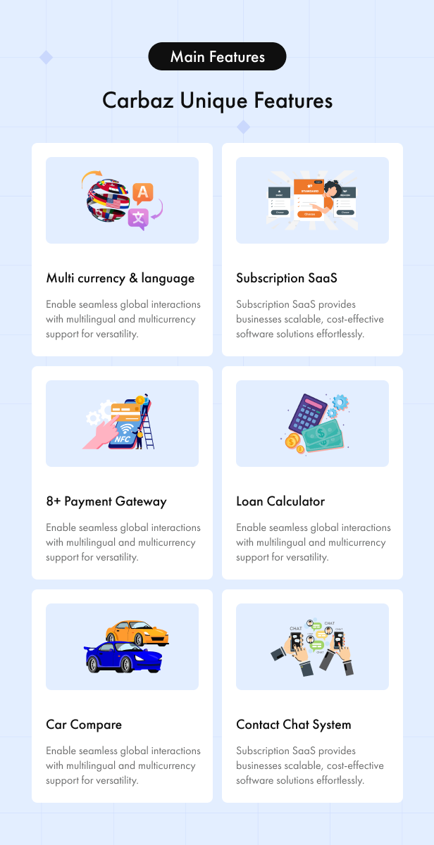 Carbaz - Car listing & Car Rental Directory Flutter App