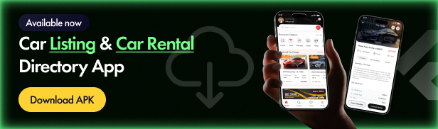 Carbaz - Car listing & Car Rental Directory Laravel Script with Mobile App