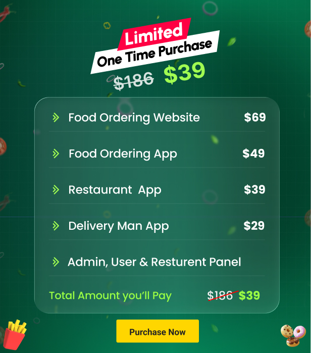 Foodigo - Multi Restaurant and Online Food Ordering System Marketplace (Complete Solution)