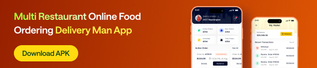 Foodigo - Multi Restaurant and Online Food Ordering System Marketplace (Complete Solution) Flutter Mobile App