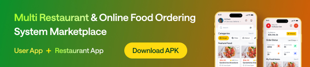 Foodigo - Multi Restaurant and Online Food Ordering System Marketplace (Complete Solution) Flutter Mobile App