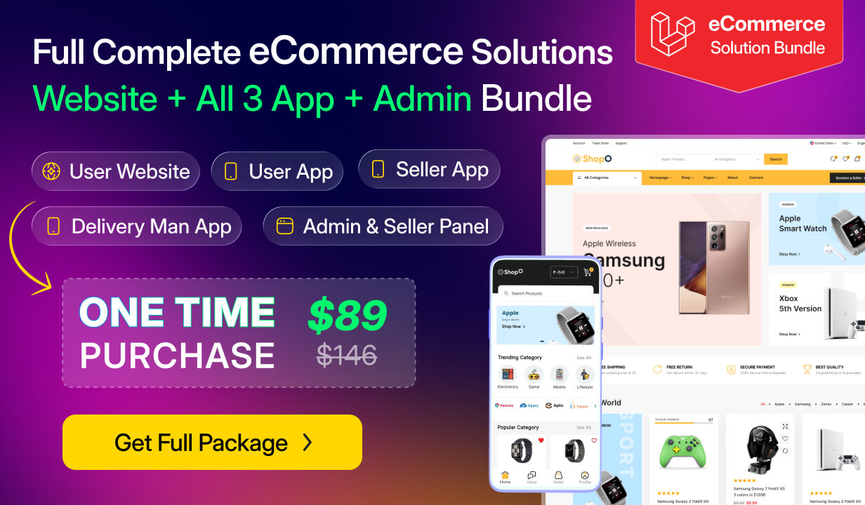 Shopo - Multivendor eCommerce Flutter App