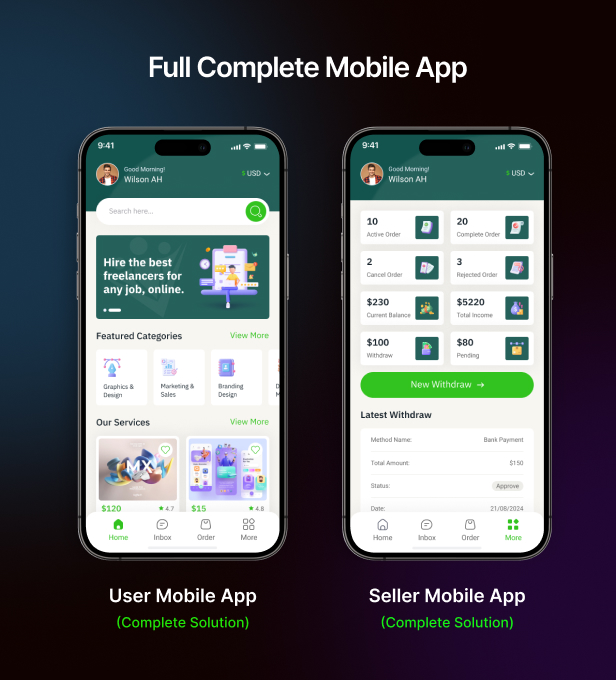 Workzone - Freelancer Marketplace for Service & Job Posting Laravel Script + Mobile App (Bundle)
