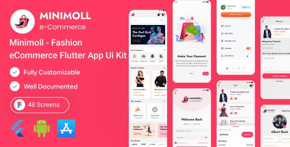 eCommerce Bundle - Flutter eCommerce App Bundle Ui Kit